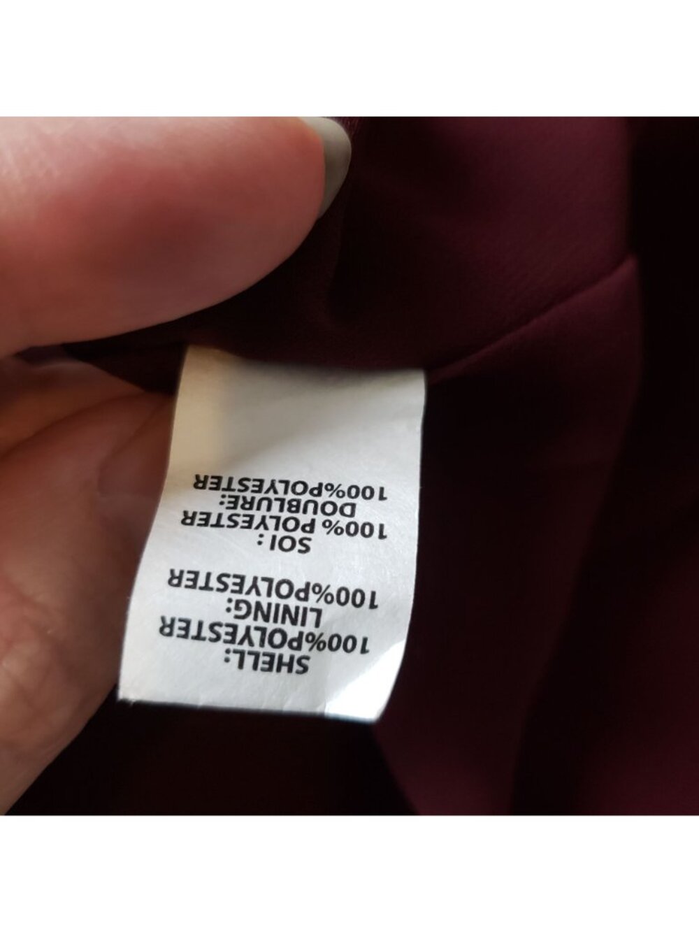 Ramy Brook Burgundy Long Sleeve Mini Wrap Dress Fall Red Wine Shirt Dress - Picture 7 of 13